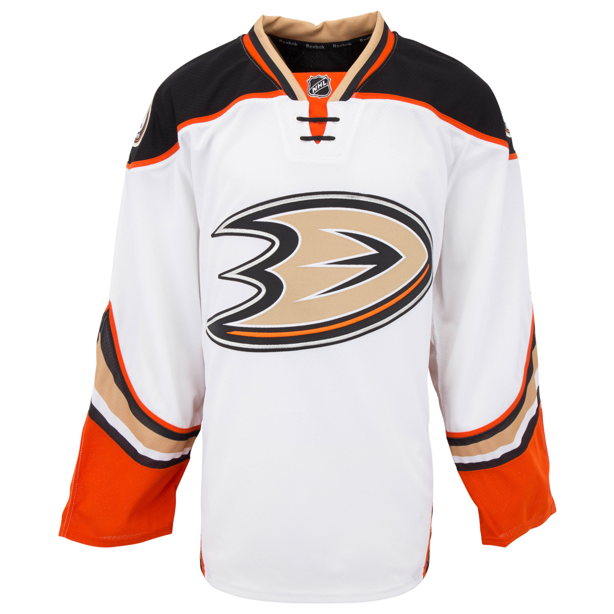 Away Anaheim Ducks Reebok 7287 Authentic Hockey Jersey (2014-2017) | 58 | White | Away