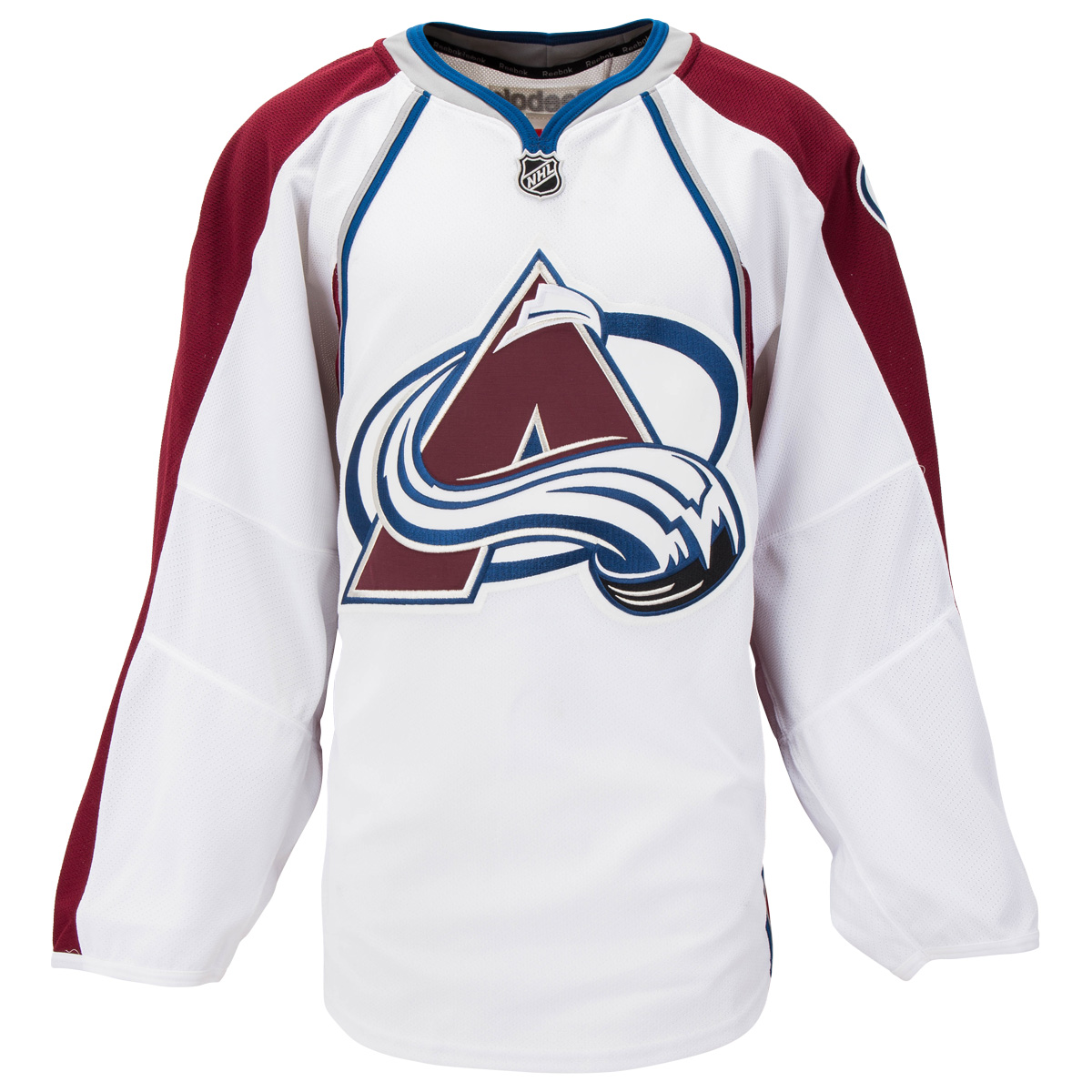 Away Colorado Avalanche Reebok 7287 Authentic Hockey Jersey (2007-2015) | 58 | White | Away