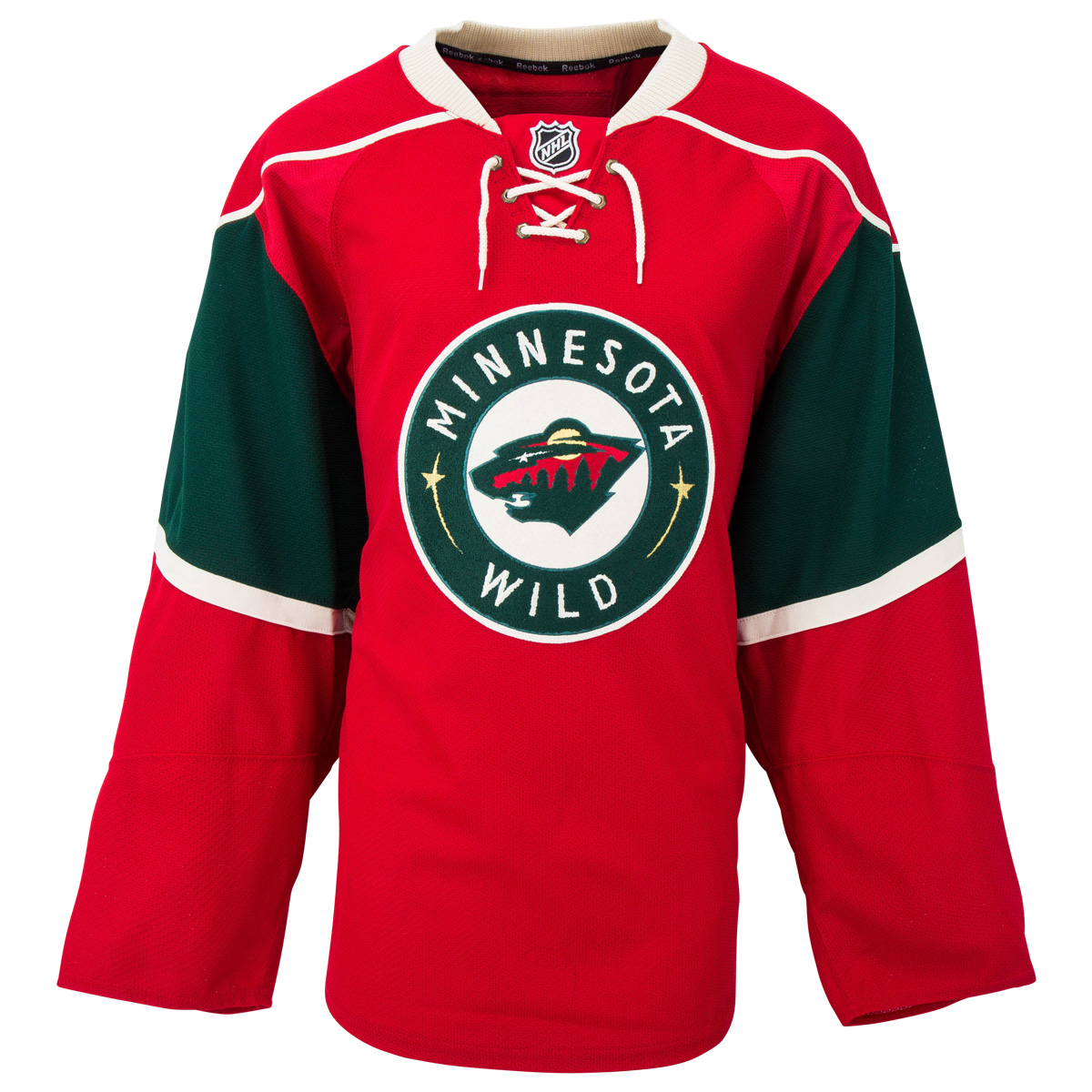 Home Minnesota Wild Reebok 7287 Authentic Hockey Jersey (2010-2017) | 58 | Red | Home