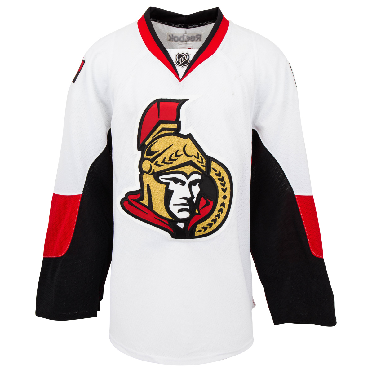 Away Ottawa Senators Reebok 7287 Authentic Hockey Jersey (2011-2017) | 58 | White | Away