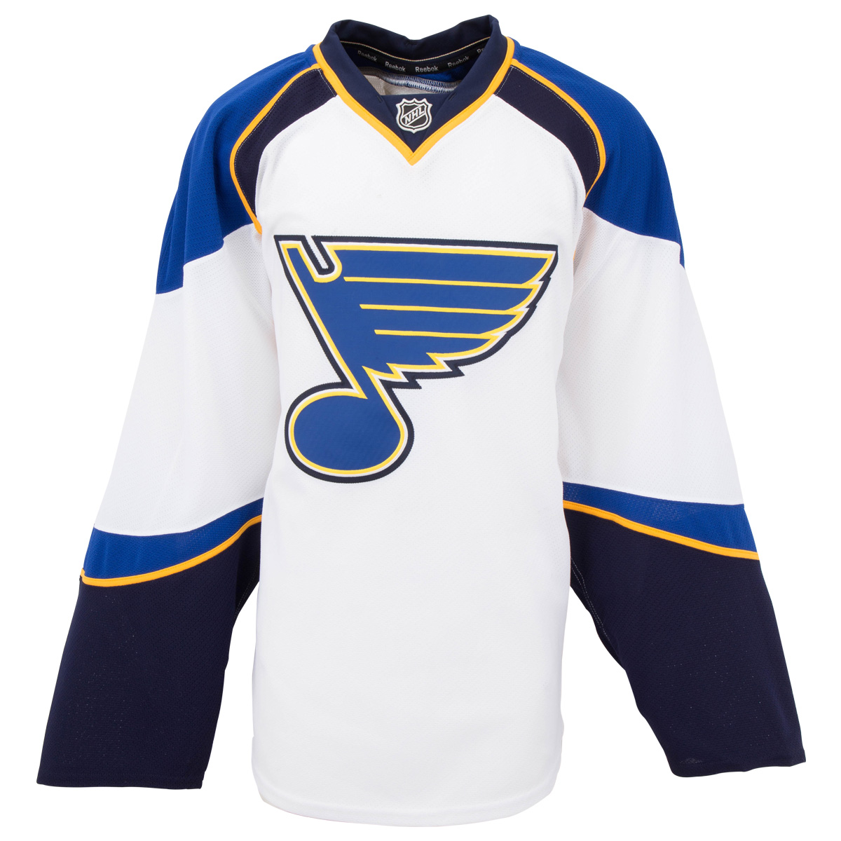 Away St. Louis Blues Reebok 7287 Authentic Hockey Jersey (2008-2014) | 58 | White | Away