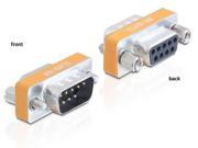 DeLOCK 65255 Cable Gender Changer 9-p Sub-D Silver. Yellow