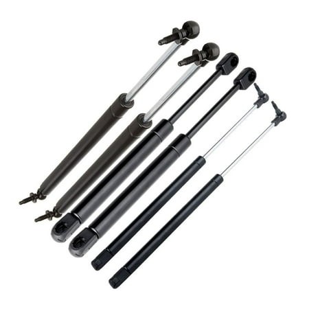 FEMPRXZ 6pcs Hood Liftgate Window Lift Supports Front Rear Side Gas Charged Smooth Steel for Jeep for Grand Cherokee 1999-2004 Struts 55137022ABW 5513
