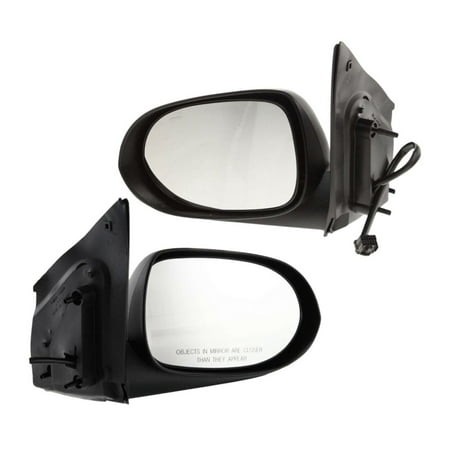 Debrroce Power Mirror Set of 2 for Dodge for Caliber R/T 07-10 & SE/SXT 07-12 & SRT-4 08-09 & Express/Heat/Mainstreet/Rush/Uptown 10-11 Left and Right