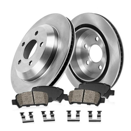 Callahan Brake Parts Brake Kit for INFINITI G37 08-13 INFINITI Q60 14-15 Nissan 350Z 2009 Nissan 370Z 09-19 Nissan Z 23-24 Rear Replacement Brake Roto