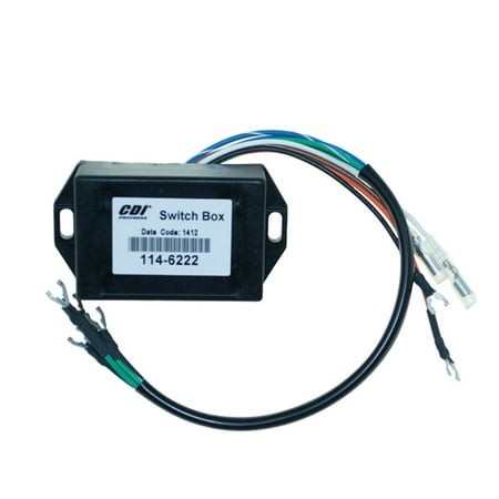CDI Mercury 4-20 HP Switch Box 2 Cyl  73 -  86- 114-6222  339-5287A 1  339-6222A