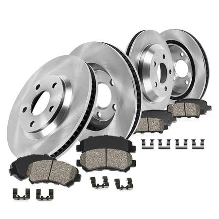 Callahan Brake Parts Brake Kit for INFINITI G37 08-13 INFINITI Q60 14-15 Nissan 350Z 2009 Nissan 370Z 09-19 Nissan Z 23-24 Front and Rear Replacement 