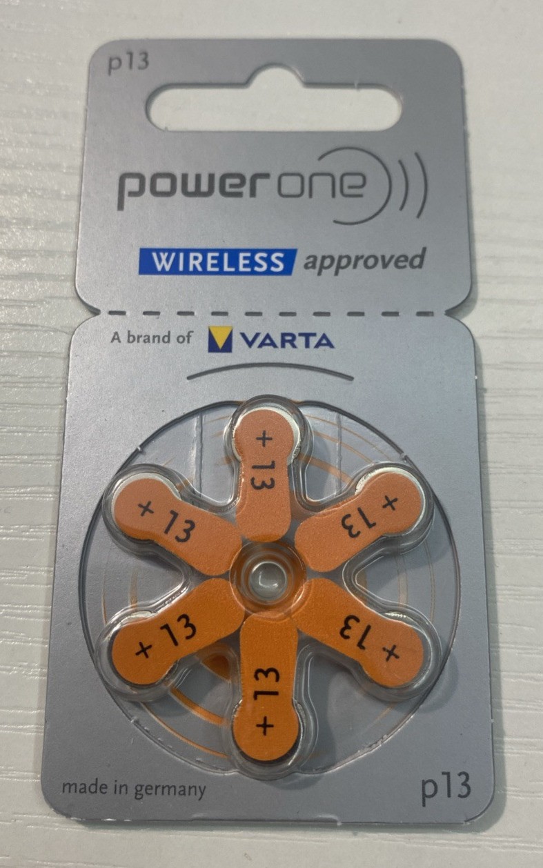 Power-One Power One Size 13 (60 Pack) - Hearing Aid Batteries thumbnail