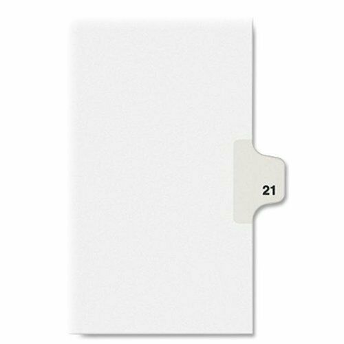 Avery Individually Numbered Avery-style Dividers - Printed21 - 25 Tab[s]/set -