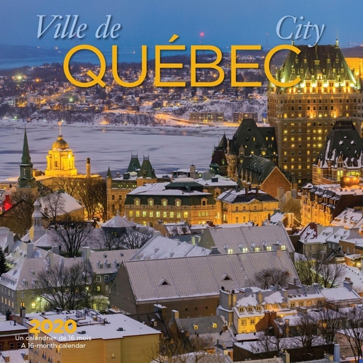 Calendars Quebec City Ville De Quebec Wall Calendar Full Color Pages - French - Full Color Pages