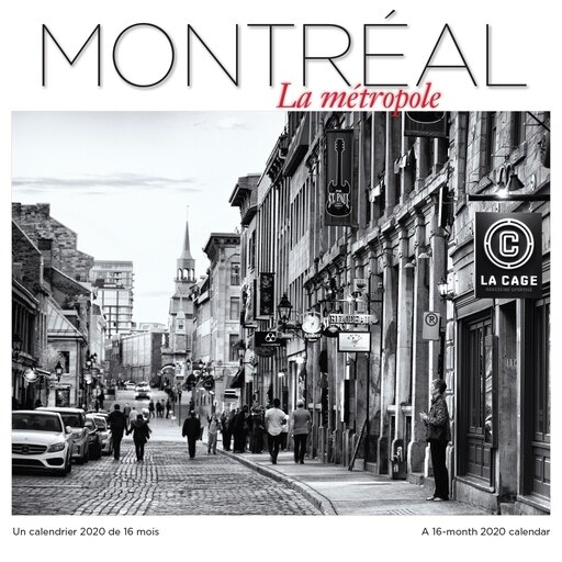 Calendars Montreal Le Metropole Wall Calendar - French - FSC Certified Paper - Full Color Pages