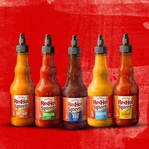 Frank’s RedHot Hot Sauce, Korean BBQ, Squeeze Bottle, Bold Blend of Soy Sauce, Garlic, and Sweet Pear Juice with a Touch of Frank’s RedHot Heat fo thumbnail