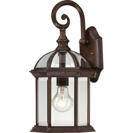 60/4962 One Light Outdoor Wall Mount  16-Inches  Bronze/Dark