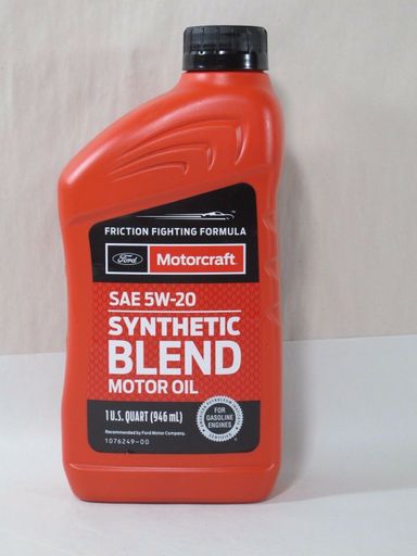 Motorcraft SAE 5W-20 Synthetic Blend Motor Oil XO5W20Q1SP 1 Quart