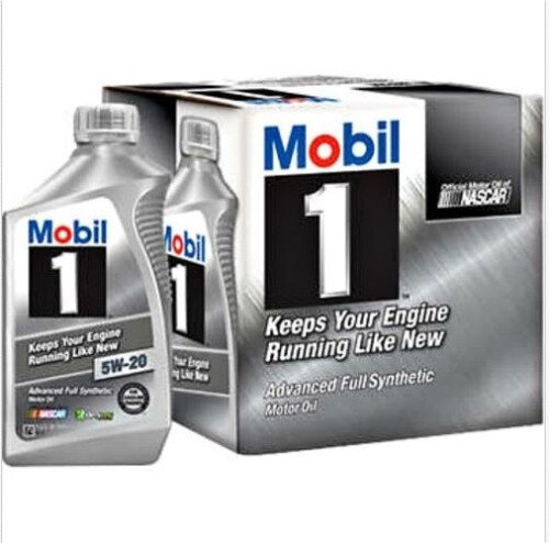 Mobil 1 Advanced Full Synthetic Motor Oil 5W-20 6 Pack of 1 Qt Each