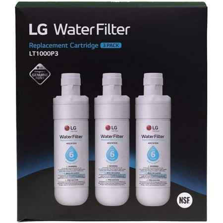 LT1000P Replacement Refrigerator Water Filter Fit for LT1000P 469980 46-9980 ADQ747935 Water Filter(Pack of 3)