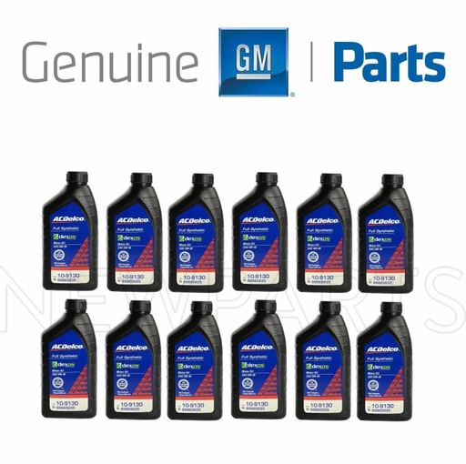 GM AC Delco Set of 12 Motor Oil 6 QT 33 Oz. SAE 5W-30 Full Synthetic Dexos 1 OES