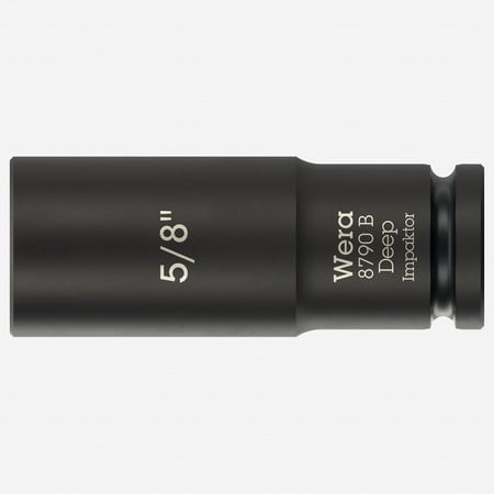 Wera 005570 SAE Impaktor Deep Socket  3/8  Drive  6-Point 5/8