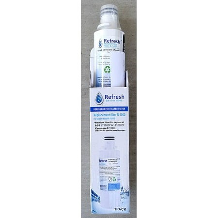 Refresh Replacement Refrigerator Water Filter for LG LT1000P  LT1000PC  LT1000PC  MDJ64844601  ADQ74793501  ADQ74793502 and Kenmore 46-9980  9980 (2 P