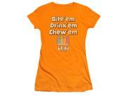 Dubble Bubble Bite Drink Chew Juniors Short Sleeve Shirt