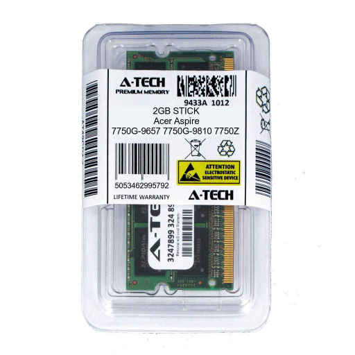 2GB SODIMM Acer Aspire 7750G-9657 7750G-9810 7750G-9823 7750Z 7751 Ram Memory