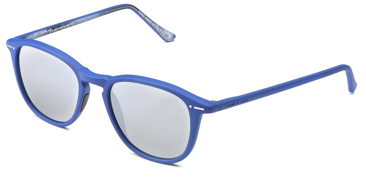 Italia Independent II 0701 022.BTT Men's Sunglasses Blue Size 50