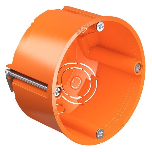250 Stk Hohlwand Gerätedose Orange Mit Geräteschrauben T48mm 9063-32