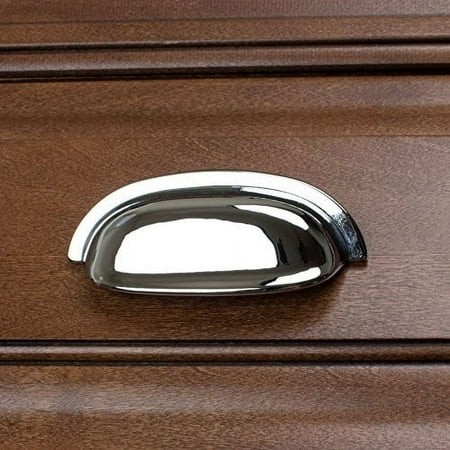 GlideRite Hardware 4081-PC-25 2.5 Inch CC Classic Bin Cabinet Pull 25 Pack  Polished Chrome Finish