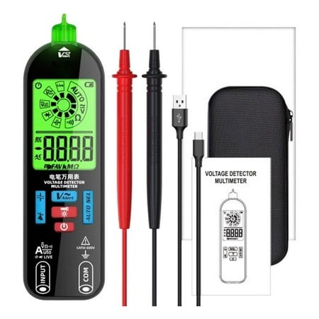 X Digitalltimeter  Elektrischer Teststift Mit Taschenlampe  Live-9546 T7N5