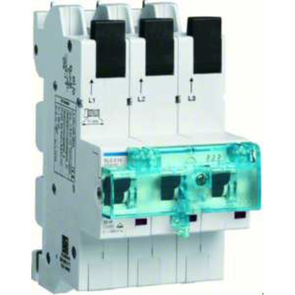 Hager HTS340E. Anzahl Der Pole: 3P. AC Eingangsspannung: 230-400 V, Nominale Stromabgabe: 40 a (HTS340E)