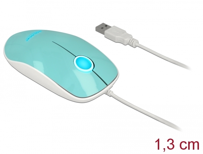 DeLOCK 12538 Maus Beidhändig USB Typ-a Optisch 1200 DPI (12538)