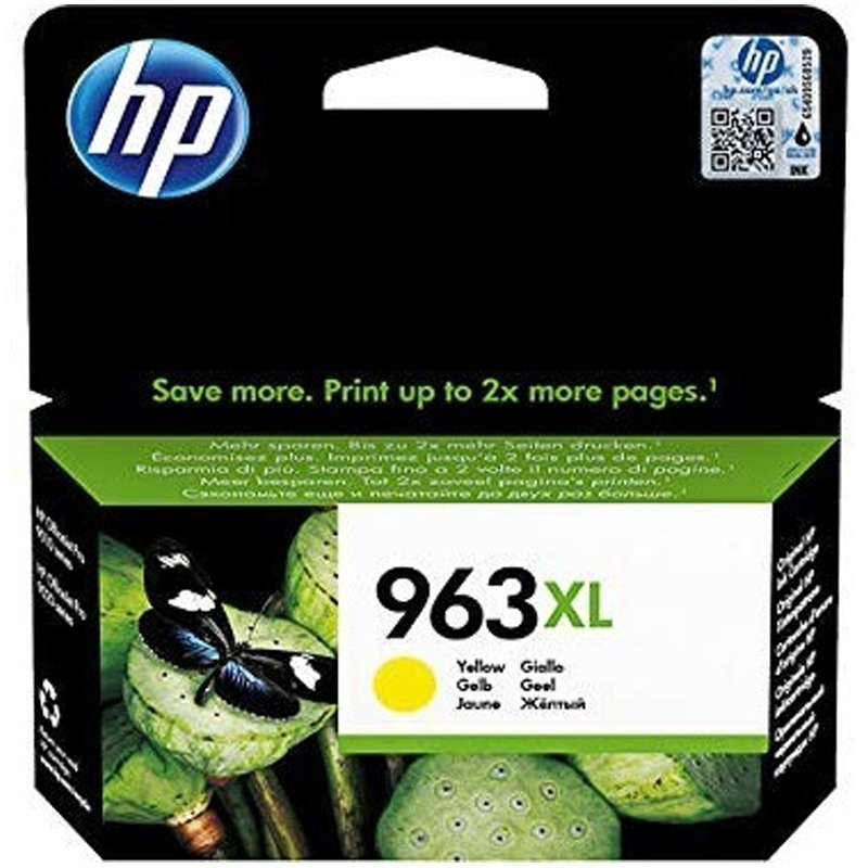 Original HP 963XL High Capacity Yellow Ink Cartridge (3JA29AE)