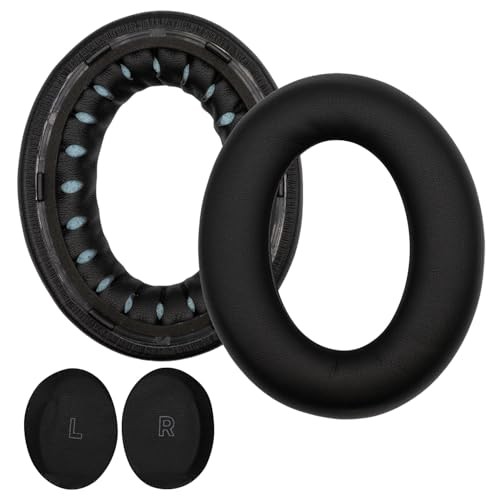Ear Pads Replacement for Bose QuietComfort Ultra Wireless Noise Cancelling Headphones by MMOBIEL - Memory Foam and Protein PU Ear Pad Cushions - Isola thumbnail
