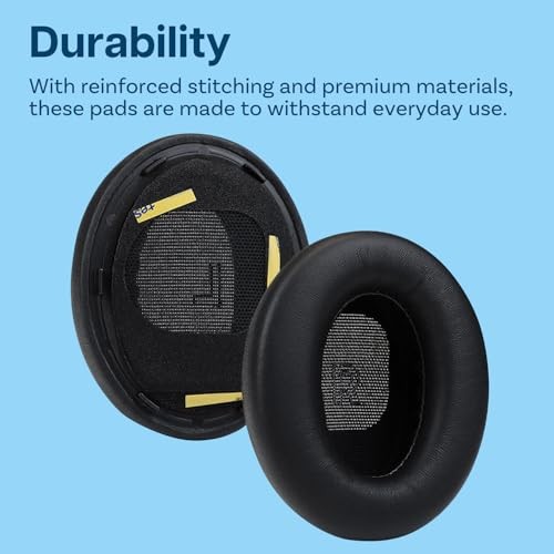 Ear Pads Replacement for Bose QuietComfort Ultra Wireless Noise Cancelling Headphones by MMOBIEL - Memory Foam and Protein PU Ear Pad Cushions - Isola thumbnail