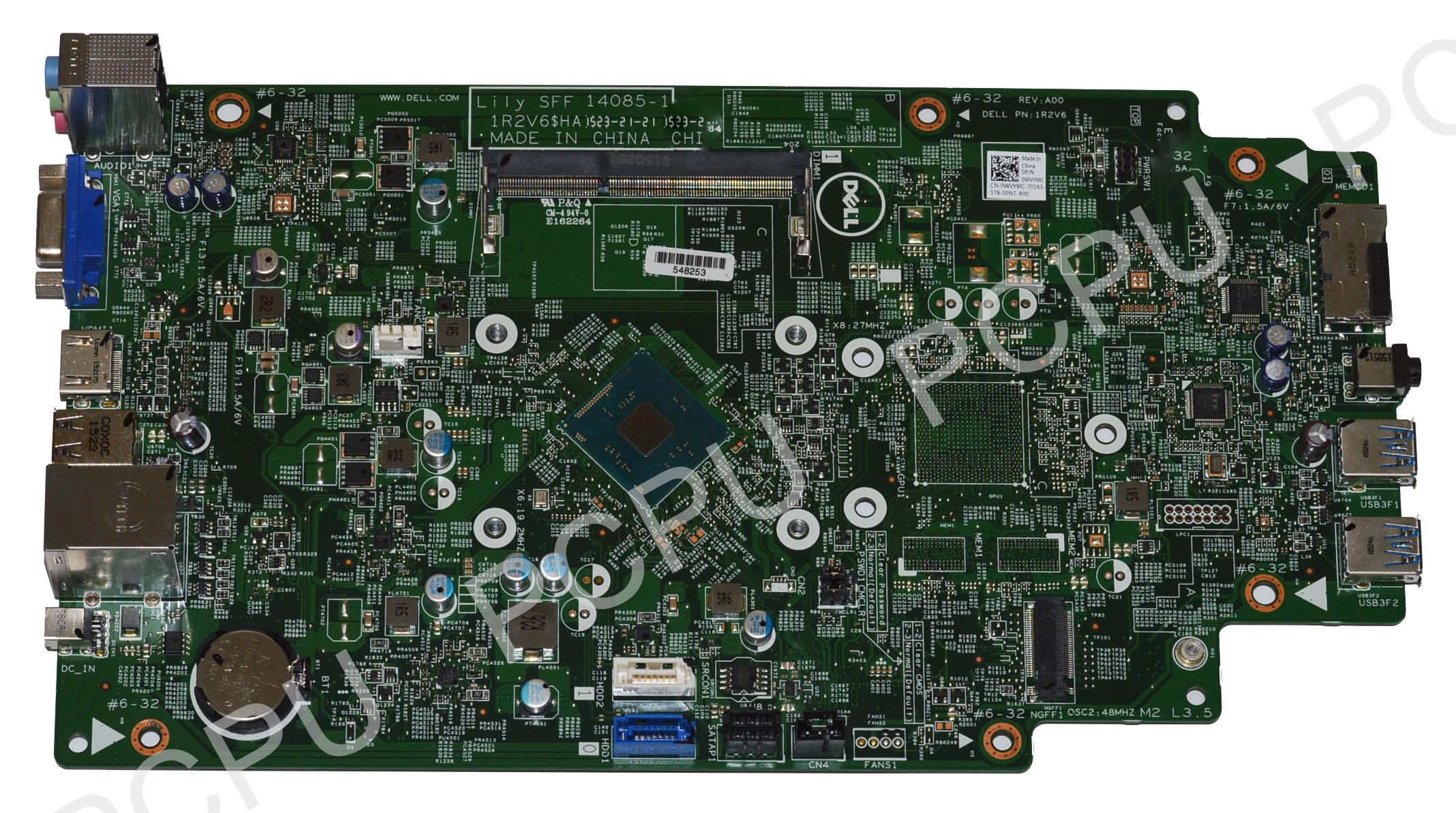 WVYMC Dell Inspiron 3252 Desktop Motherboard W/ Intel Pentium N3700 1.6Ghz CPU