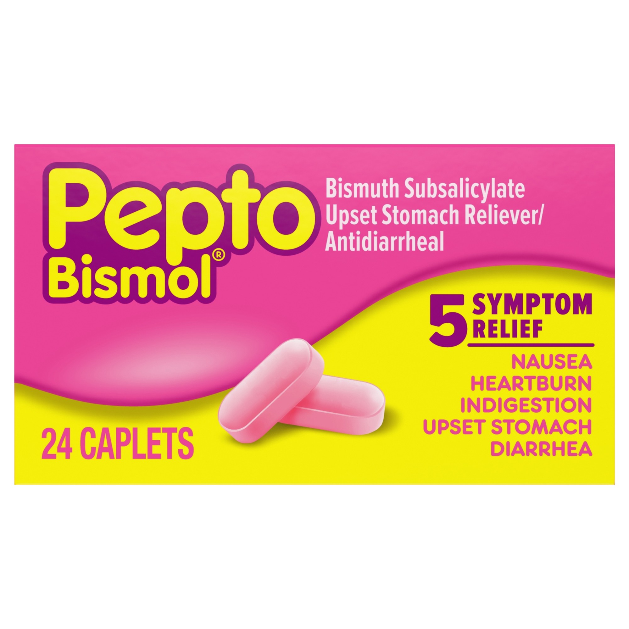 Pepto Bismol - 24 Caplets