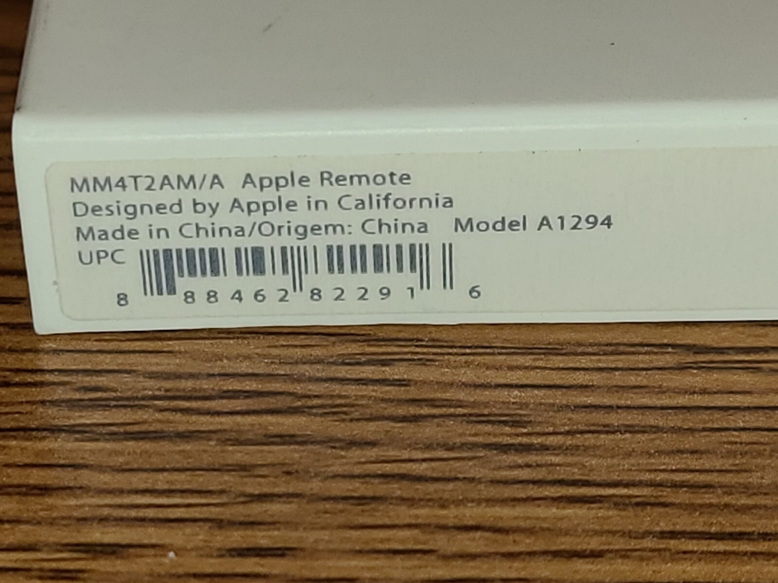 Genuine Apple MM4T2AM/a TV Remote for Apple TV Silver Original OEM Remotes