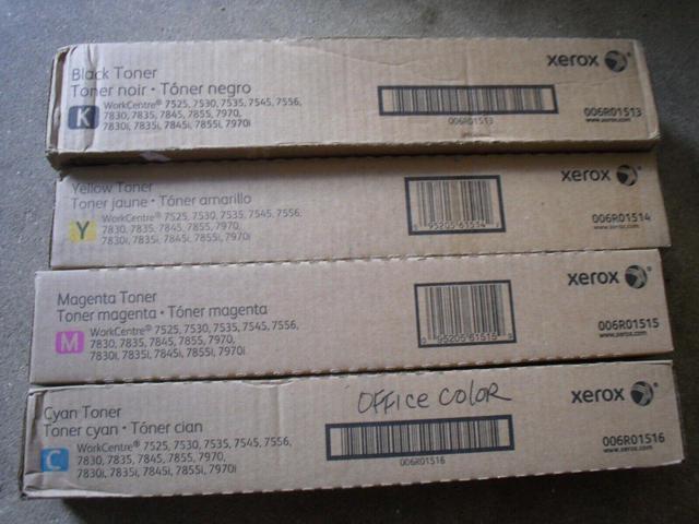 New 4PK GENUINE Xerox Magenta Toner 7525 7530 7535 7545 7556 Printer 006R01513