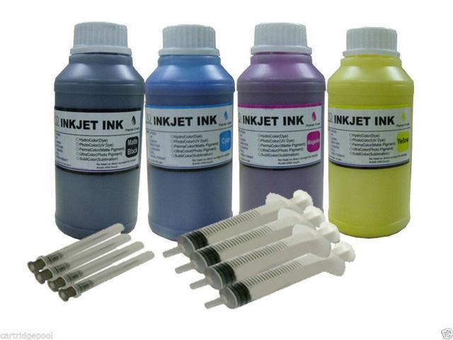 4x250ml Pigment Refill Ink for Epson WorkForce WF-2520 WF-2530 WF-2540