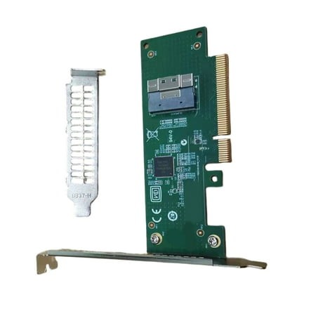 AOOOWER PCIe4.0 X8 to SFF-8654 X8 SSDs Adapter Host Controller Expansion Card Replacement for Desktop PC Accessories