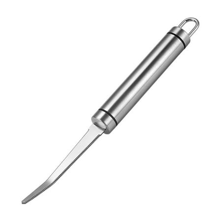 Save Big  Grapefruit Knife Curved Tooth Cutter Serrated Fruit Knife for Cutting Grapefruit  Oranges  and Citrus - Compact and Sharp Kitchen Knife for 