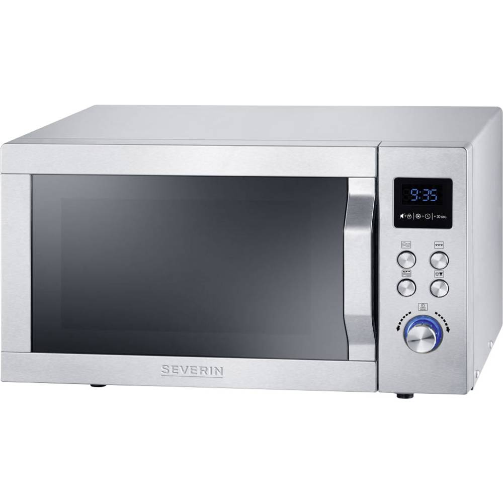 Severin MW 7751 Mikrowelle Arbeitsfläche Grill-Mikrowelle 20 L 800 W Silber - Edelstahl (MW 7751)