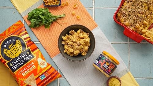 Siete Grain Free Tortilla Chips | Gluten Free Chips | Paleo & Vegan Snacks | Non GMO | Variety Pack, Lime, Sea Salt, Nacho, 5 Ounce (Pack of 6) thumbnail