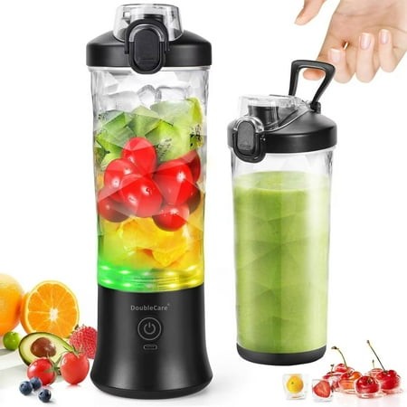 Highcool 20 Oz Portable Blender for Sha & Smoothies  4000mAh Electric Juicer with 270W Motor  IP67 Waterof  USB Fresh Juice Blender with 2 Mixing Mode