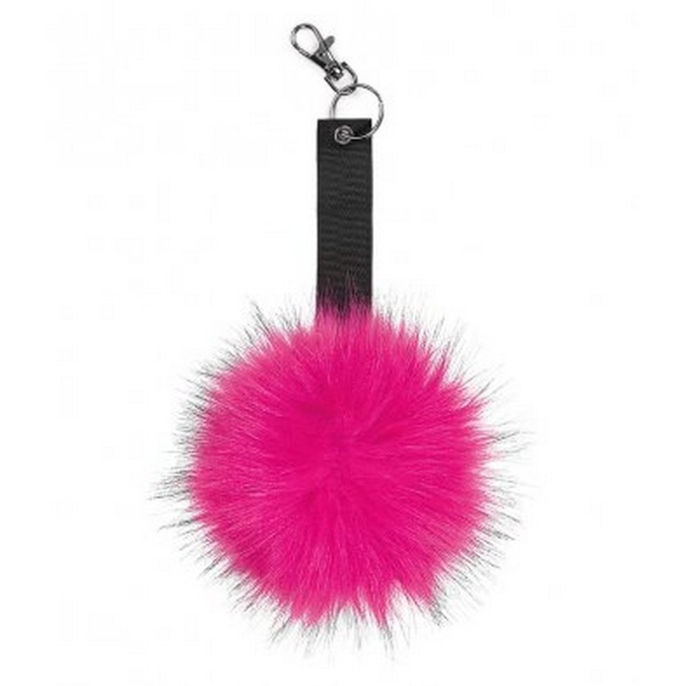 Beechfield Beechfield Fur Pop Pom Key Ring (One Size) - Bella (Pink)