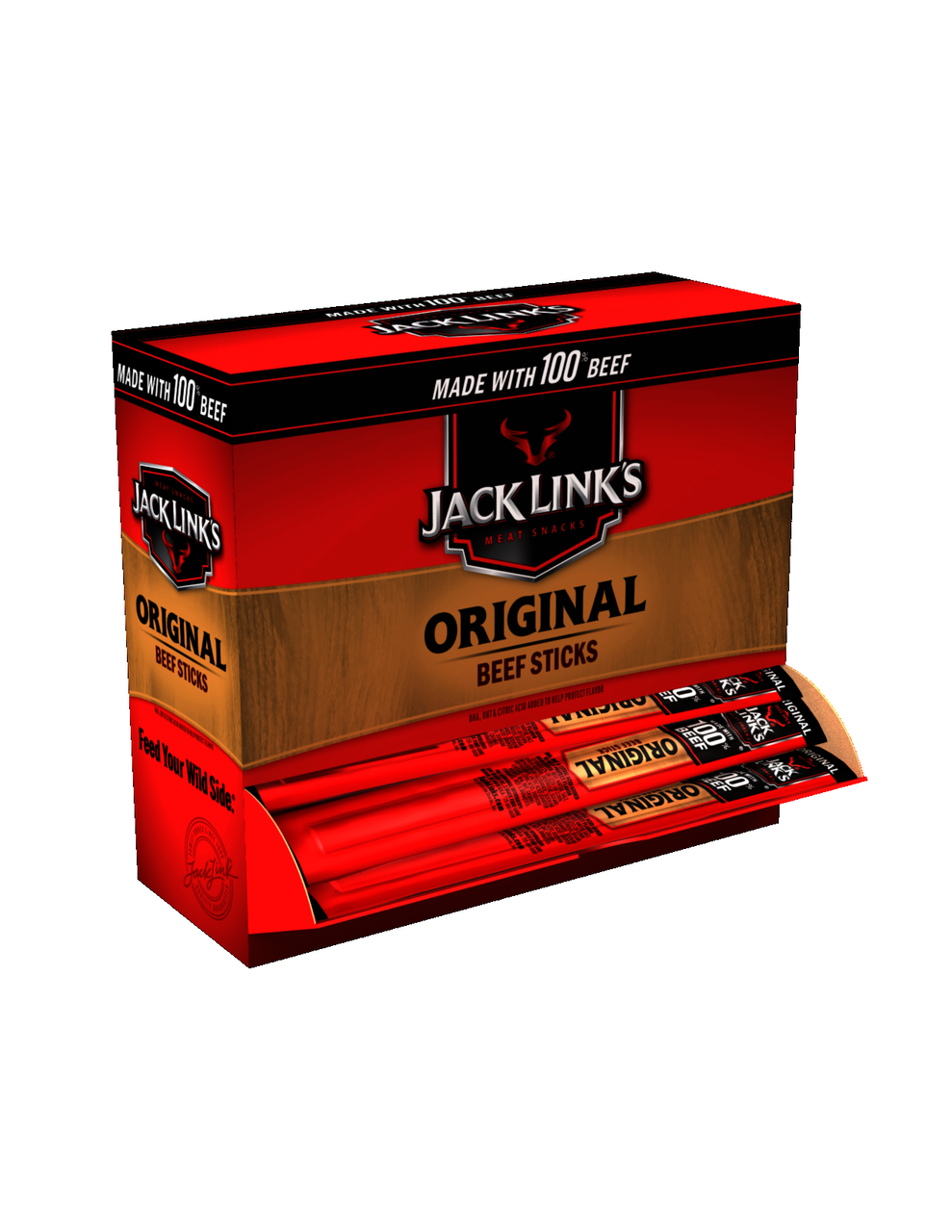 Jack Link S Beef Sticks  Original  0.5oz  50 CT