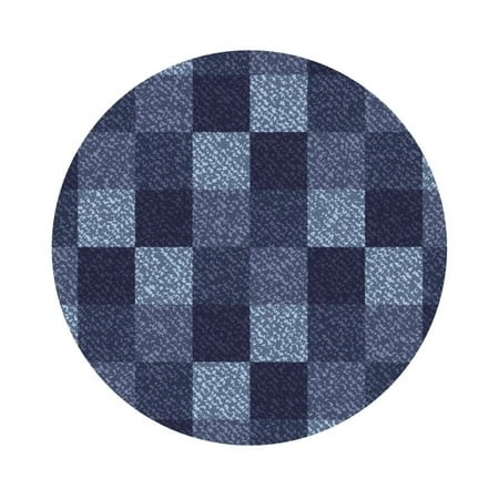 Zeuib Blue Gingham Buffalo Check Print Set of 6 Coasters for Drinks  Glass & Cups Stain Protection  Table Coaster Set Decorative Coffee Cup Coasters H
