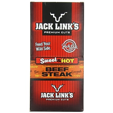 Jack Links Sweet & Hot Beef Steak, 1 Oz. 24/Pack