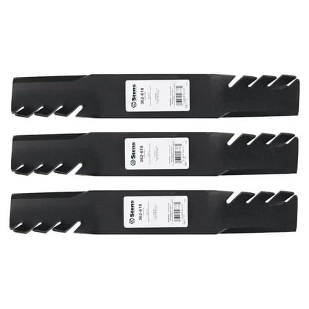 3Pk 362-618 (18 ) Mulching Blades Compatible with 36   52  Exmark 103-2508  103-2518  103-2518-S  103-2528  103-5218-S  103-6337-S  103-6582  103-6582