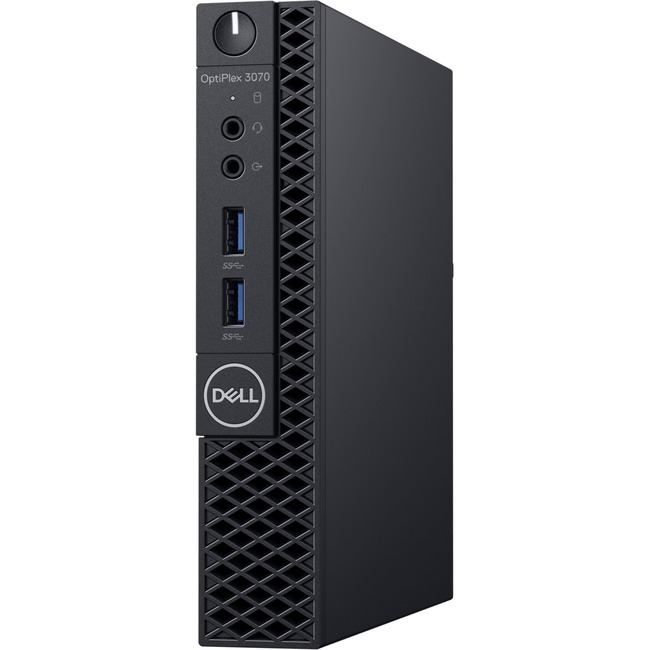 DELL OptiPlex 3070 Micro Desktop - Intel Core I5 9500T, 8 GB DDR4, 256 GB SSD, Bluetooth, Intel UHD Graphics 630, Windows 10 Pro (W7XP4)